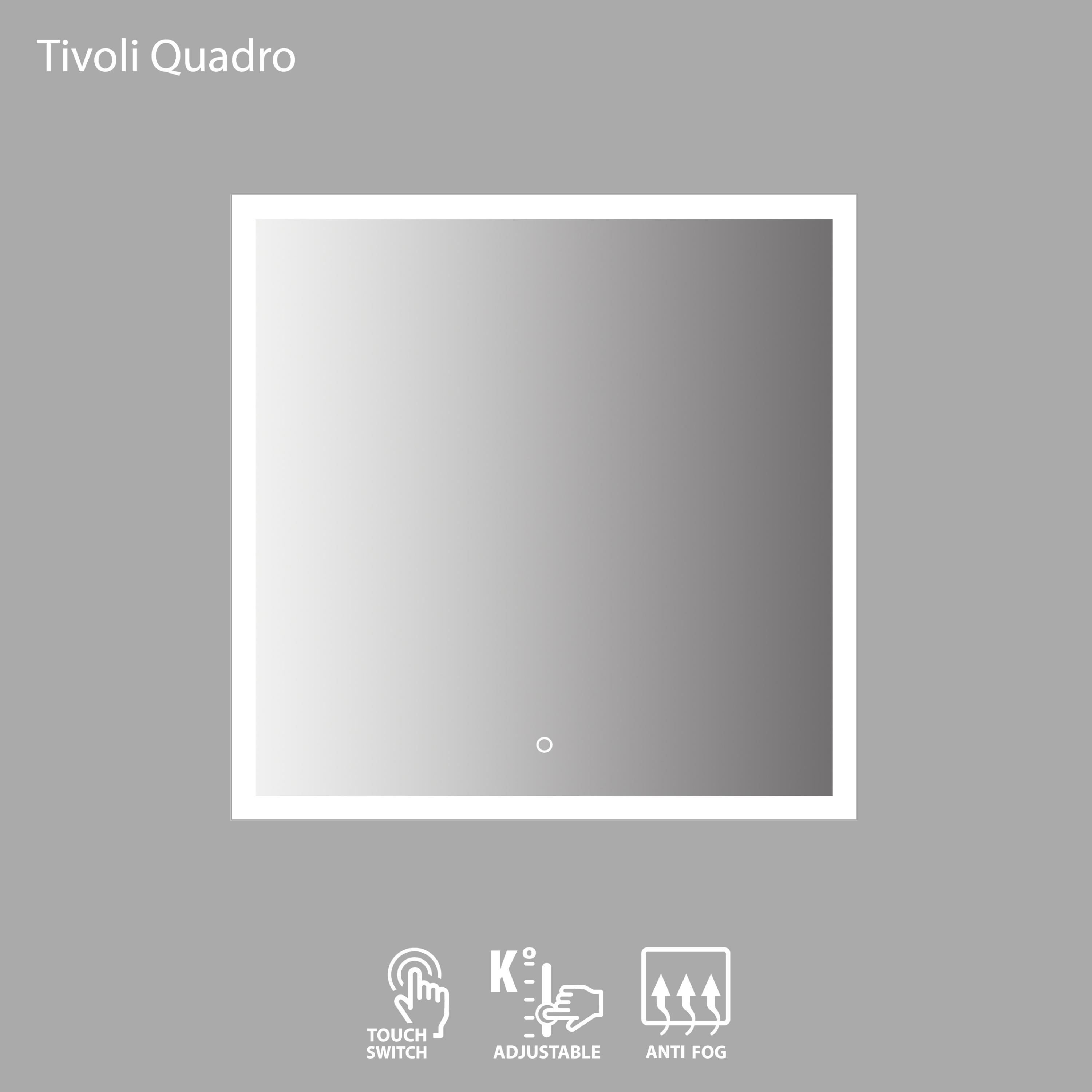 Vento spogulis LED TIVOLI Quadro 80X80, 3134 cover photo