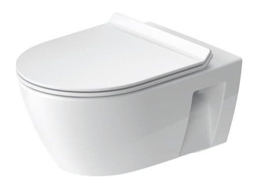 Duravit pods No.1 Rimless, ar vāku, stiprināms pie sienas, 401x430x565mm, balts HG, 45820900A1 cover photo