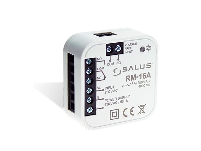 Salus controls relejs RM-16A, RM-16A cover photo