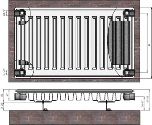 Termolux radiators Tips 11x600x1600 Compact, sānu pievienojums cover photo