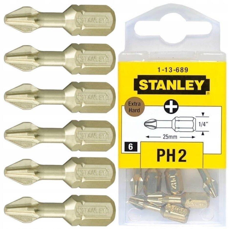 Stanley Uzgaļi 1/4'' HARD TORSION PH2 25MM 6gb., 1-13-689 cover photo