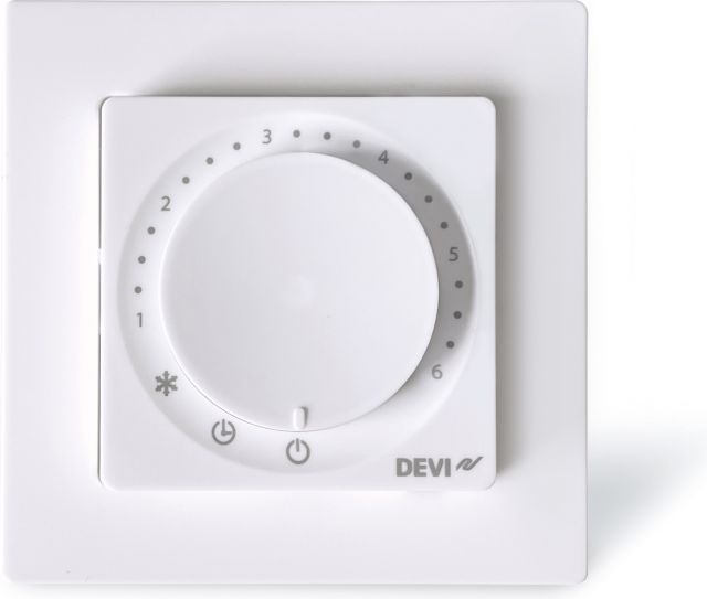 Devi termoregulators Devireg Basic (5..35°C)15A ar grīdas sensoru, 9716513 cover photo