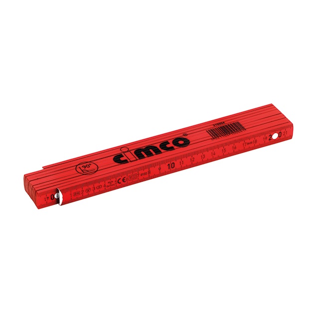 Cimco salokāms koka mērlineāls 2m Cimco, 210004 cover photo