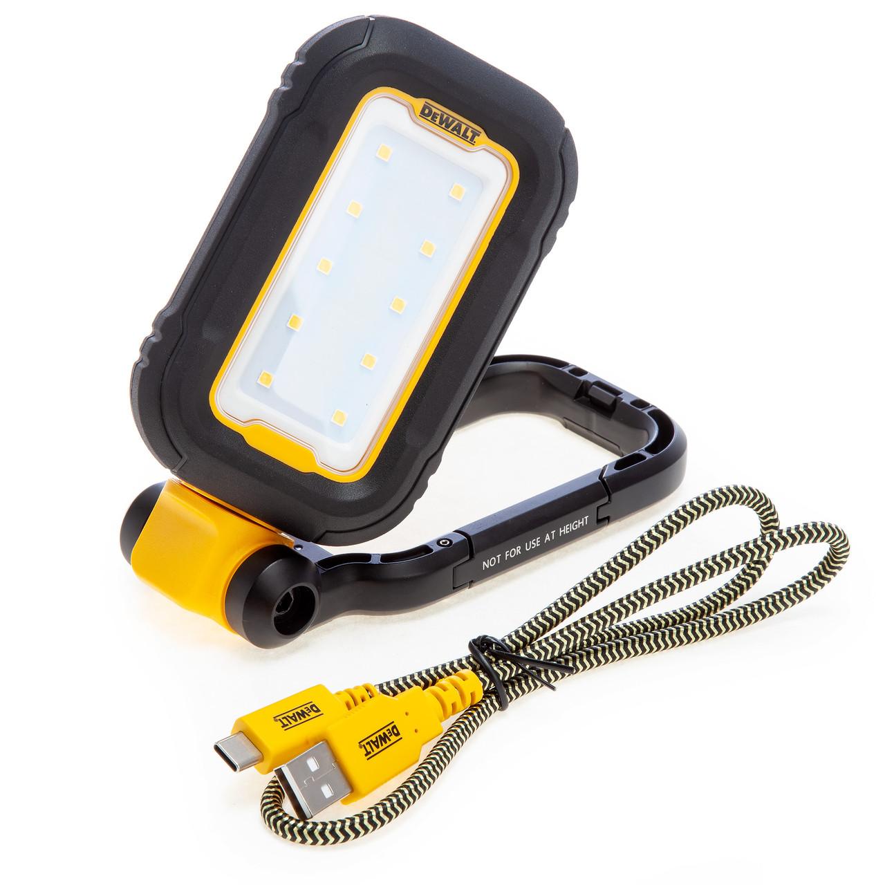 DeWALT lukturis USB-C 1000lm, DCL182-XJ cover photo