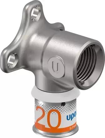 Uponor S-Press Plus sienas izvads ar plāksni, 20x1/2" i, (ausainis), 1070640 cover photo