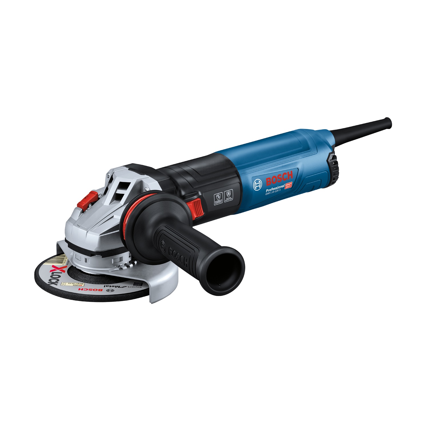 Bosch leņka slīpmašīna GWS 14-125 S ar regulāciju, 06017D0100 cover photo