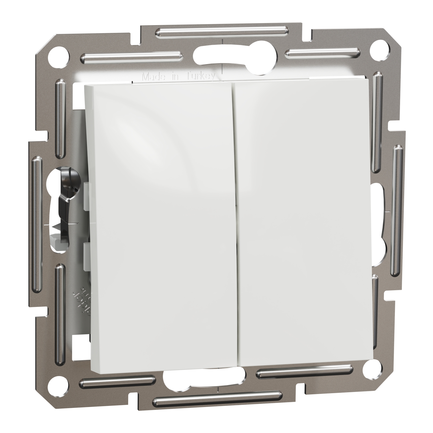 Schneider Electric pārslēdzis 1+1 z/a atsp. balts Asfora, EPH0670121 cover photo