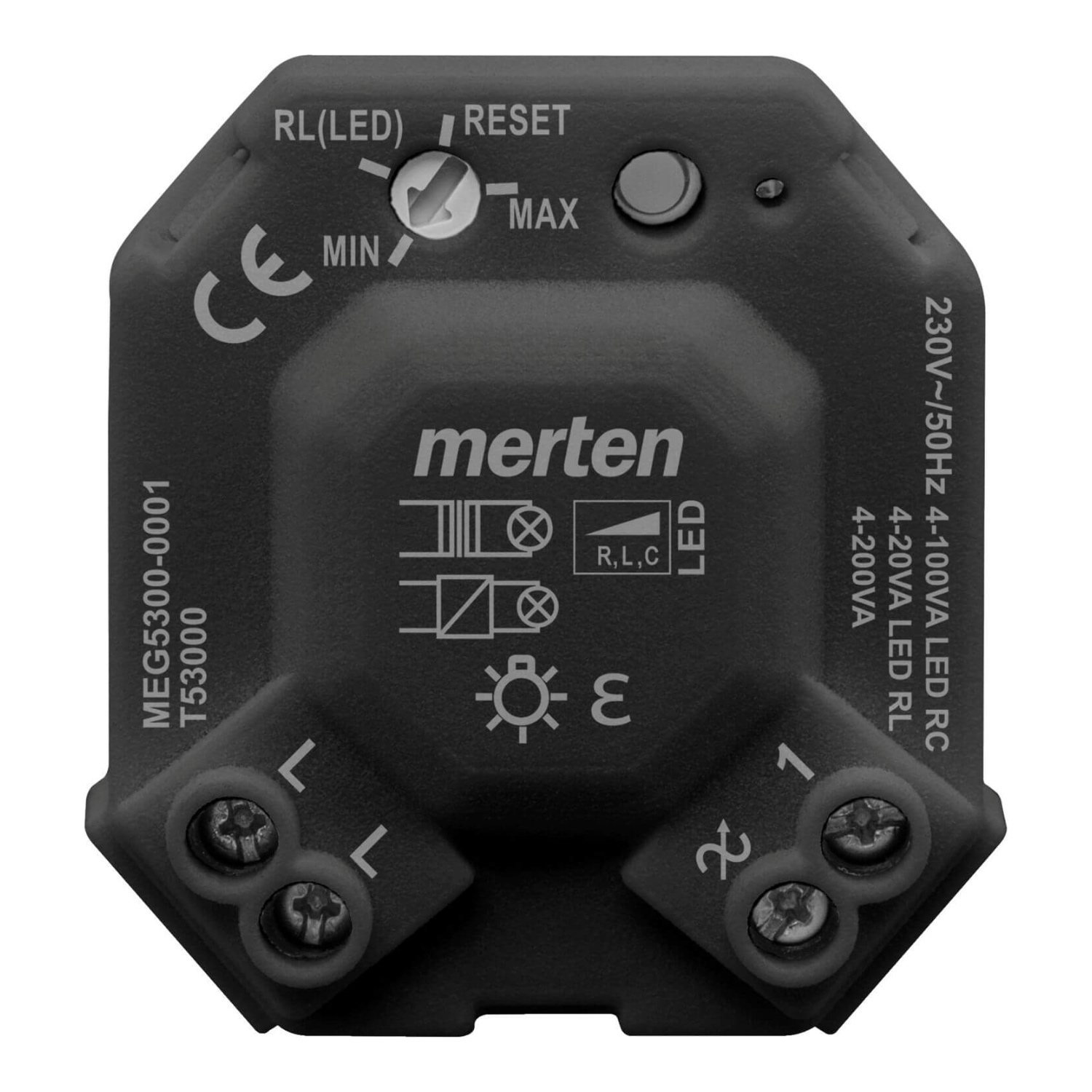 Merten (Schneider) LED dimmera modulis zvana pogai 4-100W SDM100LED, MEG5300-0001 cover photo