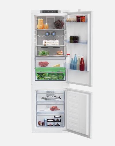Beko ledusskapis ar saldētavu, iebūvējams,D, 178cm, HF, NoFrost, BCNA275E4SN cover photo