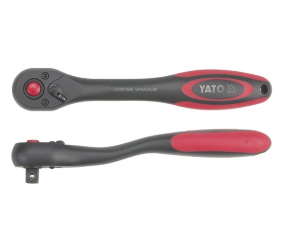 YATO Atslēga ar tirkšķi 3/8'',202 mm, 72 zobi, YT-0294 cover photo