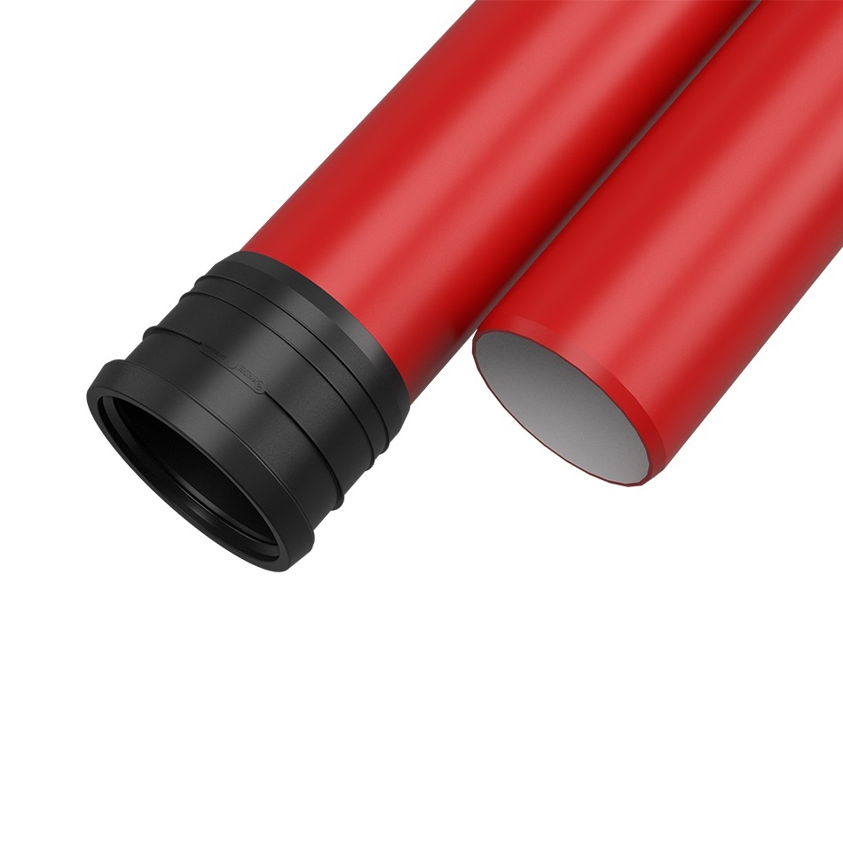 Evopipes caurule RIGID ELECTRO PP D=110mm 750N sarkana 6m TELEKOM, 20830110060040080113 cover photo