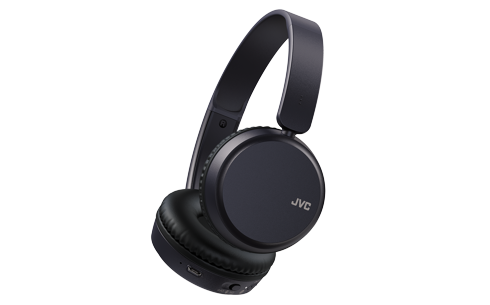 JVC on-ear austiņas ar bluetooth, melnas, HA-S36W/BK cover photo