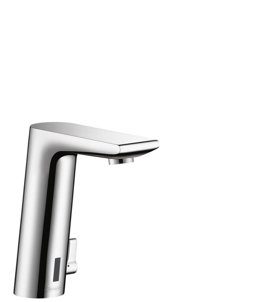 Hansgrohe Metris S elektriskais izlietnes maisītājs 6V, ar temperatūras regulāciju, hroms, 31100000 cover photo