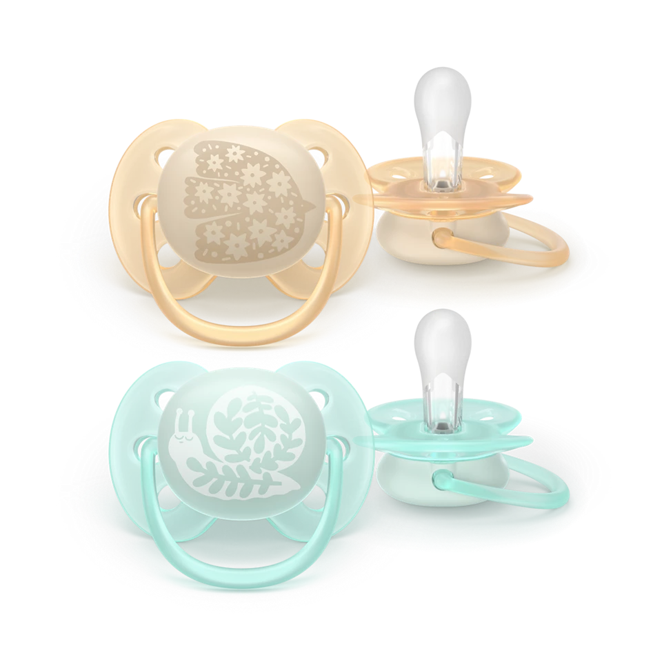 Philips Avent māneklītis Ultra soft DECO, 0-6M (2 gab), SCF091/41 cover photo