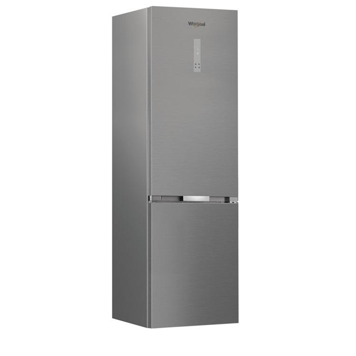 Whirlpool ledusskapis ar sald., 204cm, C, NF, pearl inox, WHK26403XP6E cover photo