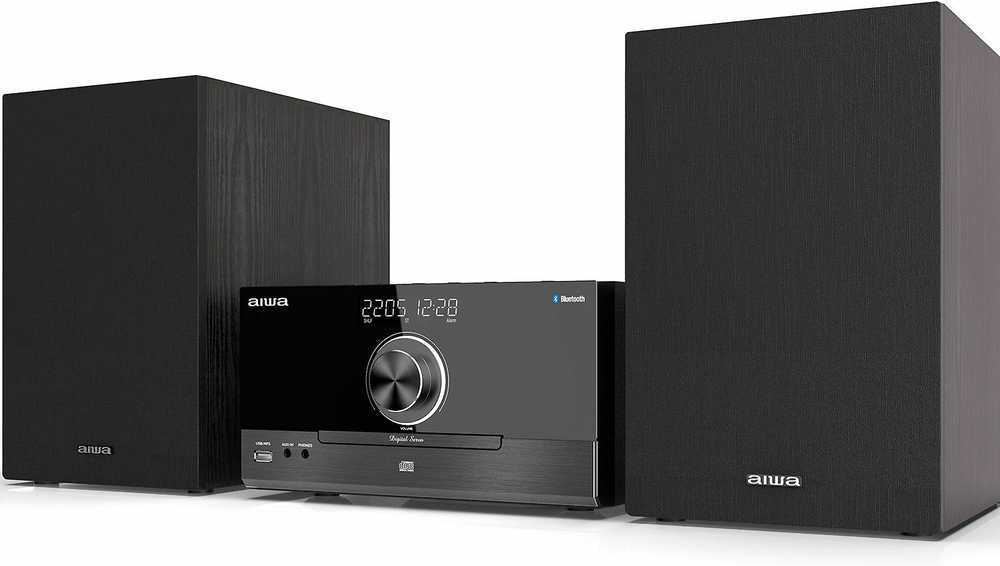 AIWA mikro mūzikas sistēma ar Bluetooth, melna, MSBTU-600 cover photo