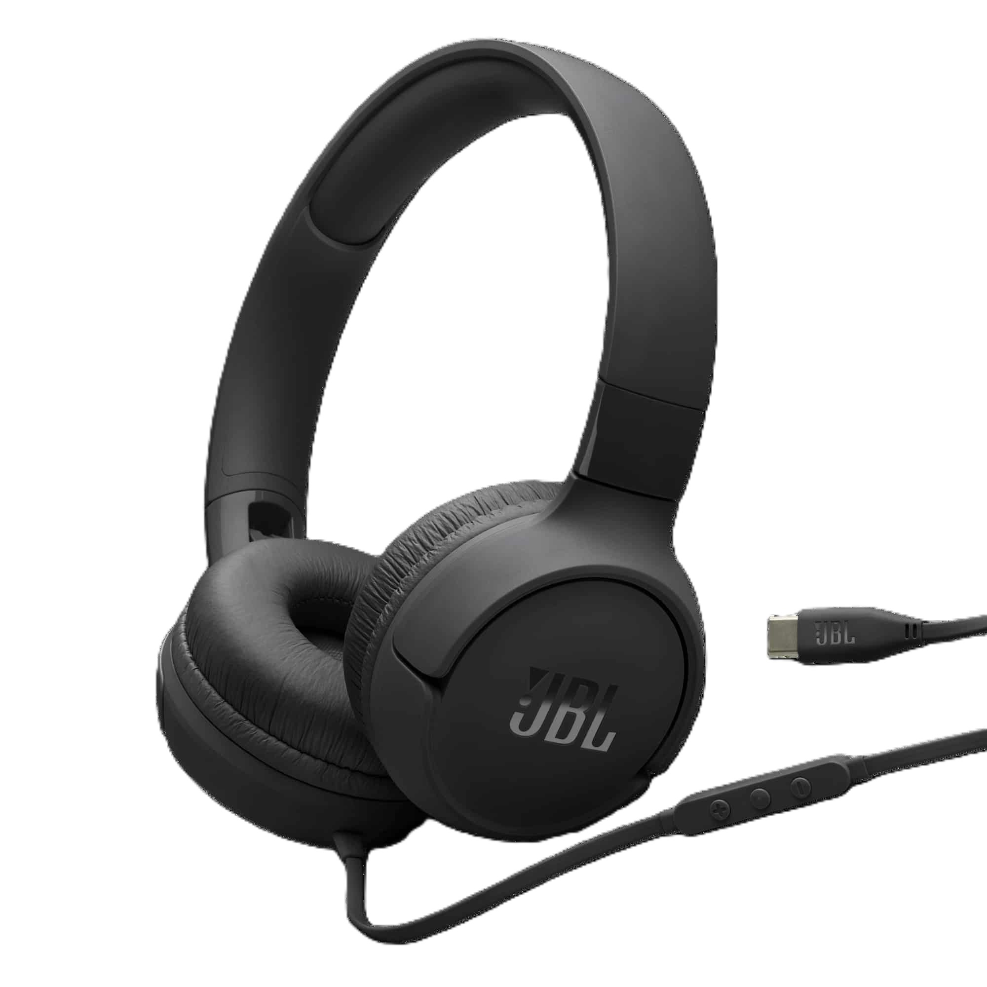 JBL Tune on-ear austiņas ar USB, melnas, JBLT520CBLK cover photo