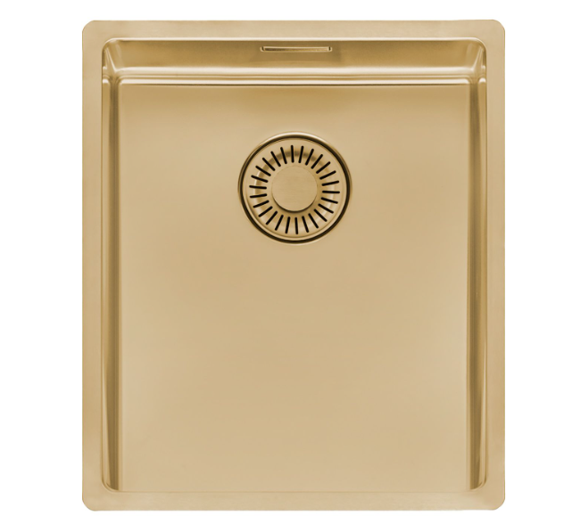 Reginox virtuves izlietne New York Comfort 34x40 (L), viena bļoda, 380x440mm, gold II, R39359 cover photo