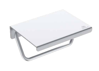 Ideal Standard tualetes papīra turētājs ar vāciņu Alu+, silver, BD592SI cover photo