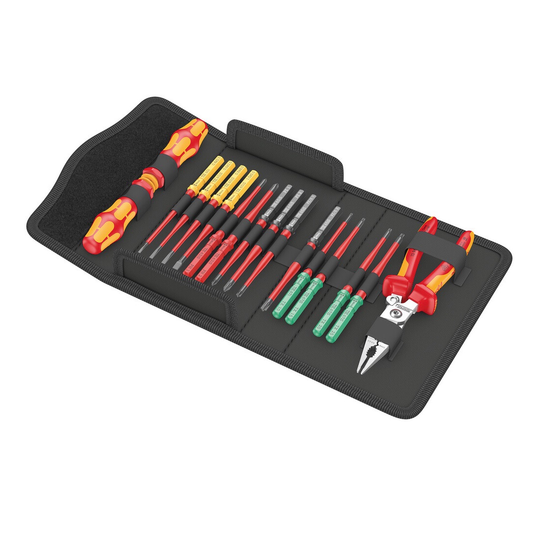 Wera skrūvgriežu komplekts 1000V 17vienības + Knipex, WE05006612001 cover photo
