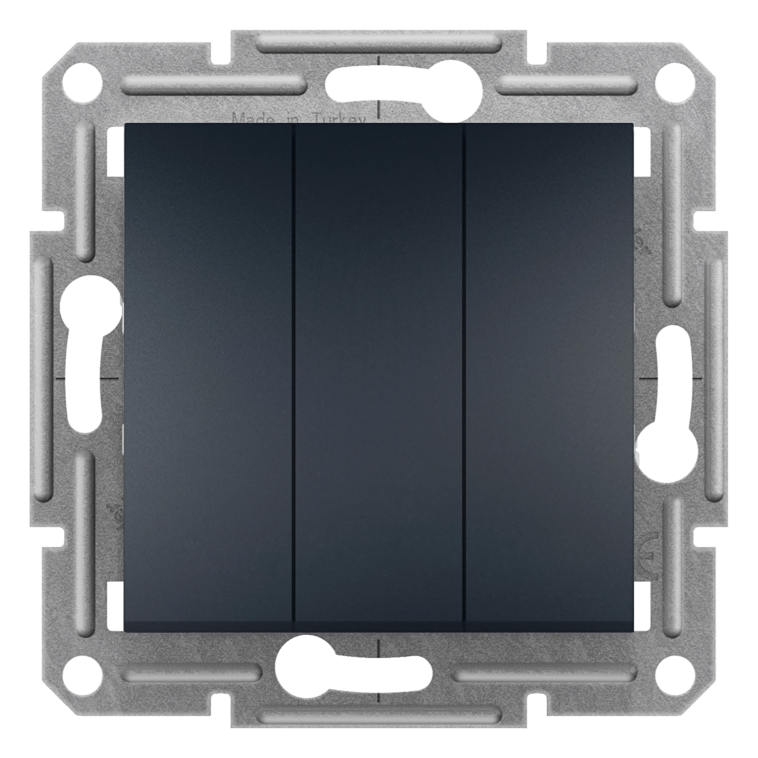 Schneider Electric Trīs taustiņu slēdzis (1+1+1) z/a, antracīts, Asfora, EPH2100171 cover photo