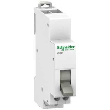 Schneider Electric slodzes pārslēdzis 0-I (I-II) 20A 250V 1CO iSSW Acti9, A9E18070 cover photo