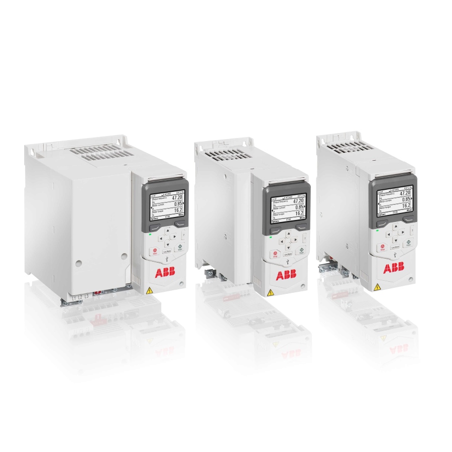 ABB frekvences pārveidotājs 3/3-fāžu 11kW 23,8A IP20 (ar paneli) ACS480, ACS480-04-026A-4 cover photo