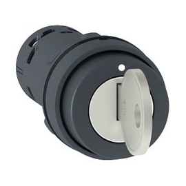 Schneider Electric selektora pārslēdzis 2-poz. ar fiks ar atslēgu melns 1NO/0NC Harmony, XB7NG21 cover photo