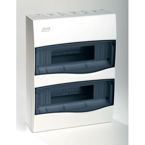 IDE sadalne v/a 24mod (2x12) balta ar caursp. durvīm IP40 Combi 40S, BV24PT/RR cover photo