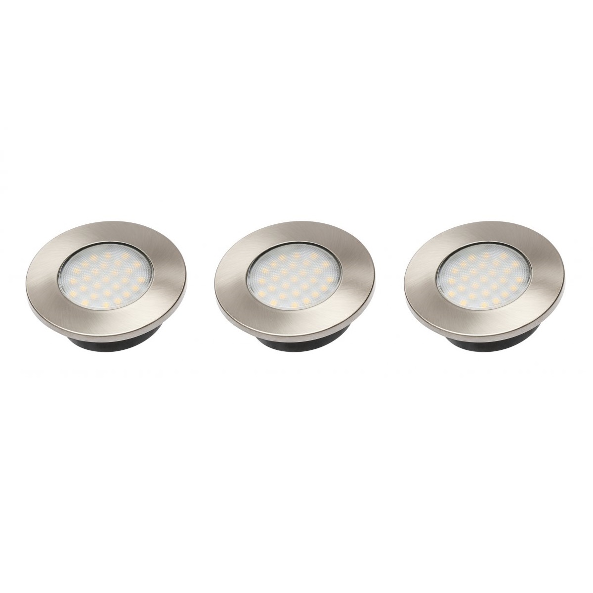 GTV LED z/a gaismekļi 3x1.5W 2700K 230VAC BARRI, LD-OBP27CB-53 cover photo