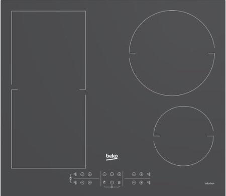 Beko indukcijas plīts virsma, 60cm, Flex zona, pelēka, HII64200FMTZG cover photo
