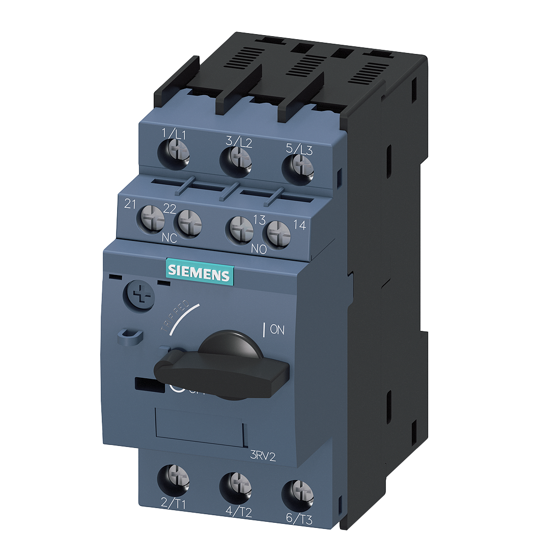Siemens motora automātslēdzis 10-16A 7,5kW 1NO+1NC S00, 3RV2011-4AA15 cover photo