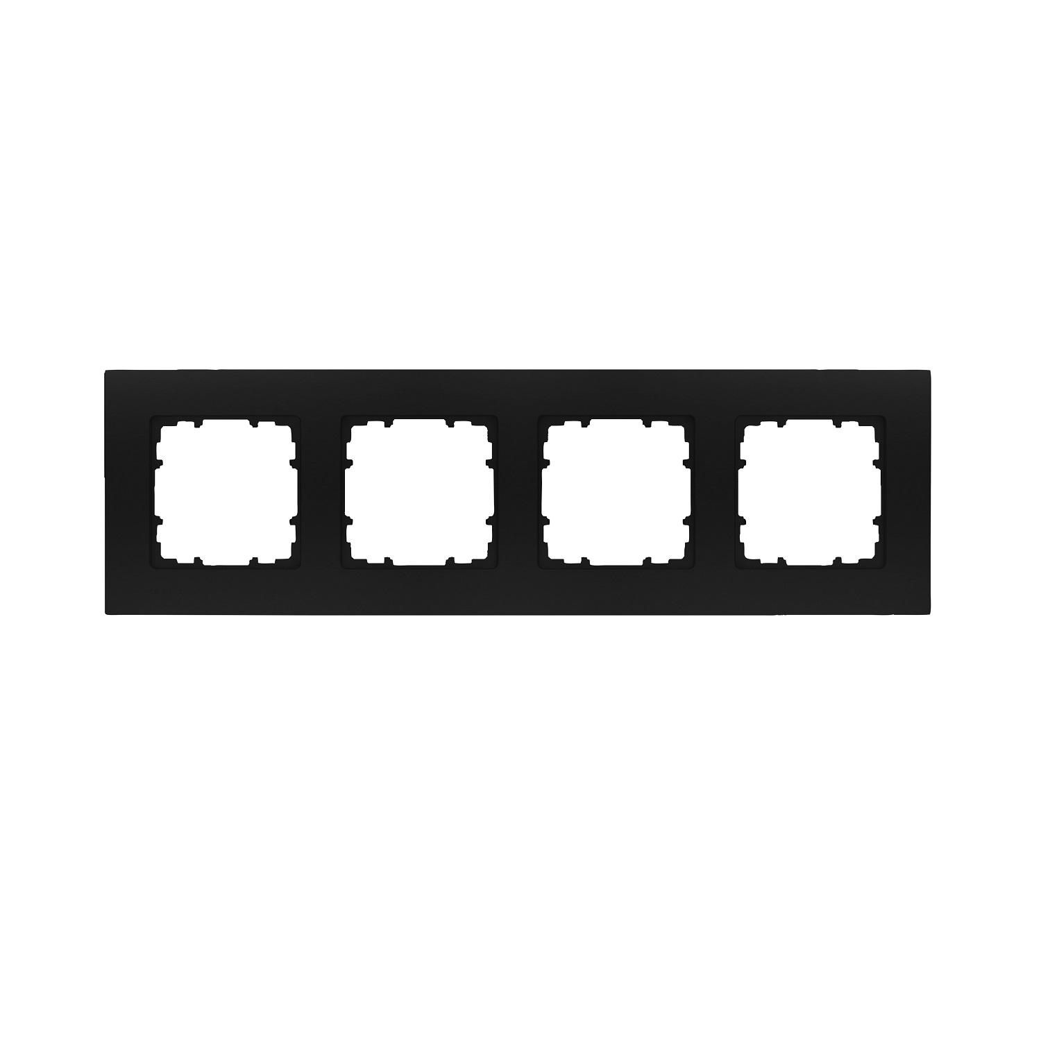 Siemens rāmis 4-v Soft Black MIRO Color Delta, 5TG1114-0SB cover photo