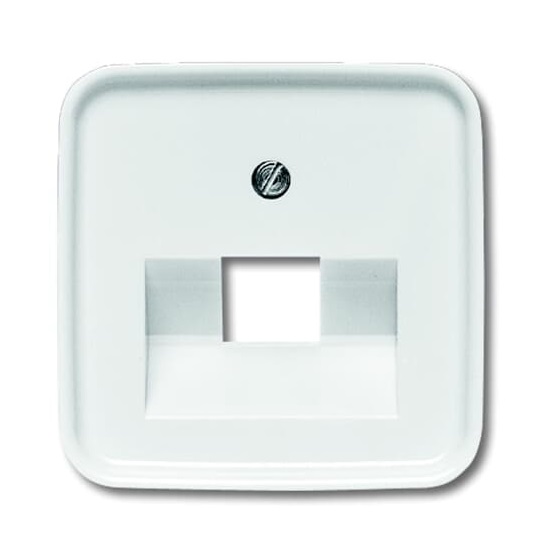 ABB Busch Jaeger centrālplate 1xRJ45 datu ligzdai 214 balta SI/Reflex Sl, 2CKA001753A8394 cover photo