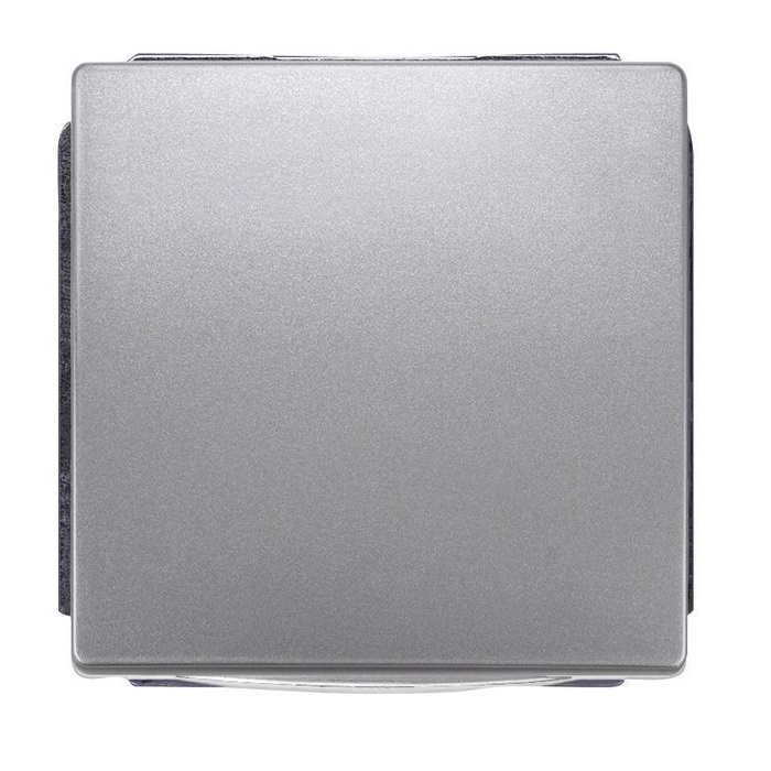 Siemens kontaktligzda 1-v z/a (meh.) ar zem. ar vāku alumīnijs DELTA STYLE, 5UB1852-1 cover photo