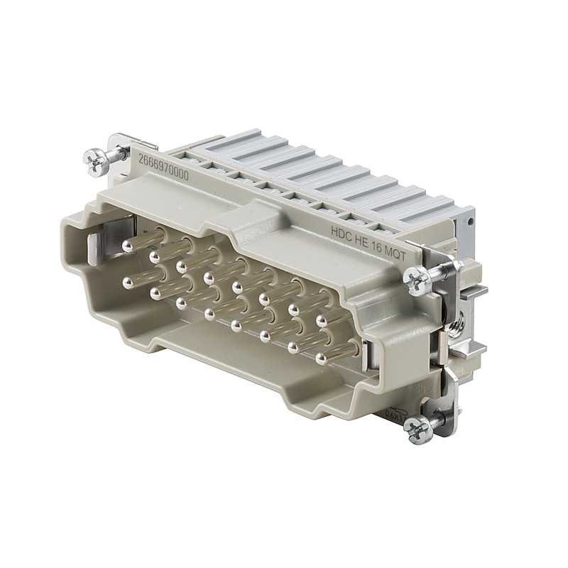 Weidmuller industriālā savienojuma kontakti 16P 16A 6-izm., HDC HE 16 MQT, 2666970000 cover photo