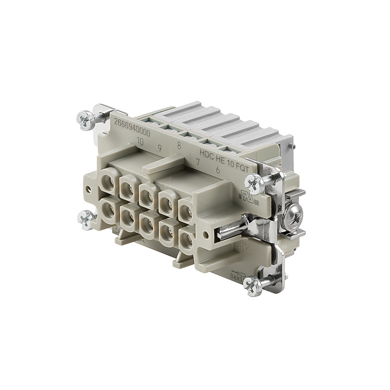 Weidmuller industriālā savienojuma kontakti 10P 16A 4-izm., HDC HE 10 FQT, 2666930000 cover photo
