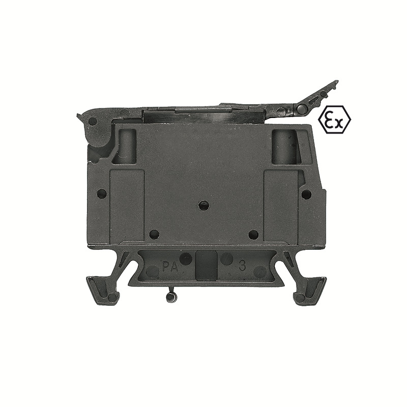 Weidmuller drošinātāja savienojuma spaile 5x20mm 6.3A EX, WSI 4/LD 140-250V AC/DC, 2564380000 cover photo