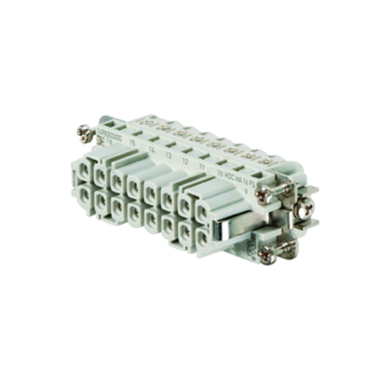 Weidmuller industriālā savienojuma kontakti 16P 16A 5-izm., HDC HA 16 FS, 1650780000 cover photo