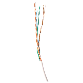 Secnet datu kabelis 4x2x0.5mm Cat5e U UTP balts PVC 305m, SEC5EUTP cover photo
