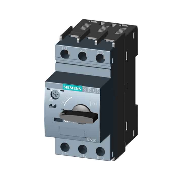 Siemens motora automātiskais slēdzis 0.45...0.63A 0.18kW, 3RV2011-0GA10 cover photo
