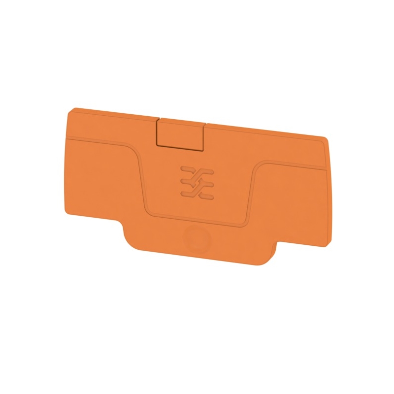 Weidmuller spaiļu bloka gala vāciņš 2.1mm oranžs, AEP 2C 1.5 OR der A2C 1.5, 2052350000 cover photo