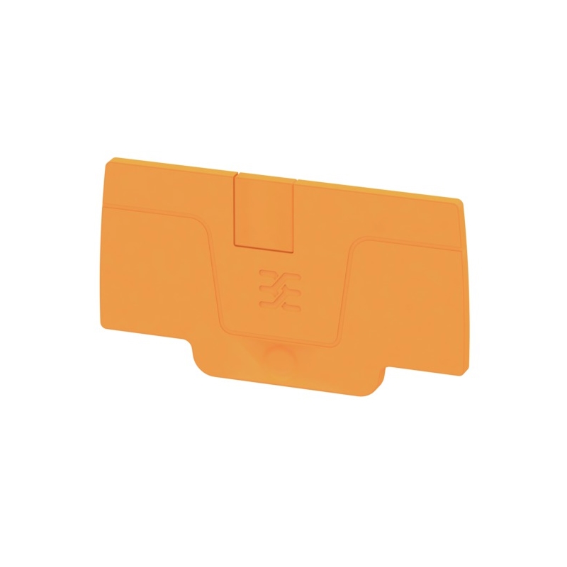 Weidmuller spaiļu bloka gala vāciņš 2.1mm oranžs AEP 2C 4 OR, der A2C 4, 2051710000 cover photo
