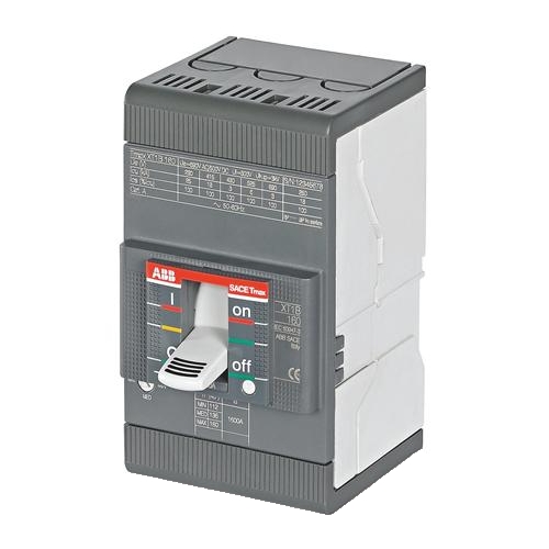 ABB rūpnieciskais automātiskais slēdzis 160A 18kA 3P ar 112-160A atv. XT1B, 1SDA066809R1 cover photo