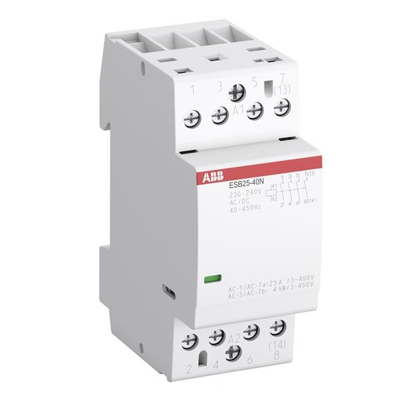 ABB modulārais kontaktors 4P 40A 24VAC/DC 4NO ProM Compact ESB, 1SAE341111R0140 cover photo