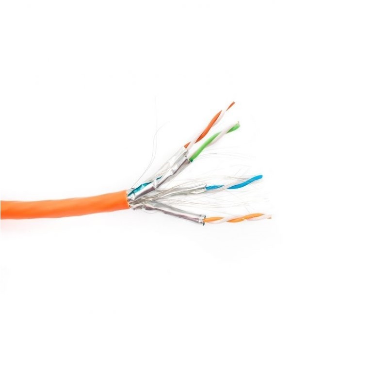 Secnet datu kabelis 4x2x0.57mm Cat7 S FTP oranžs 500m, SEC7SFTPLSZH-DCA. cover photo