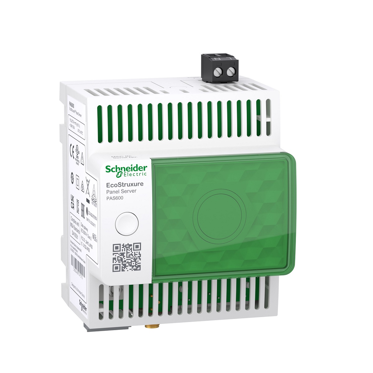 Schneider Electric bezvada datu koncentrators serveris 240VAC, Panels Server PAS600, PAS600 cover photo