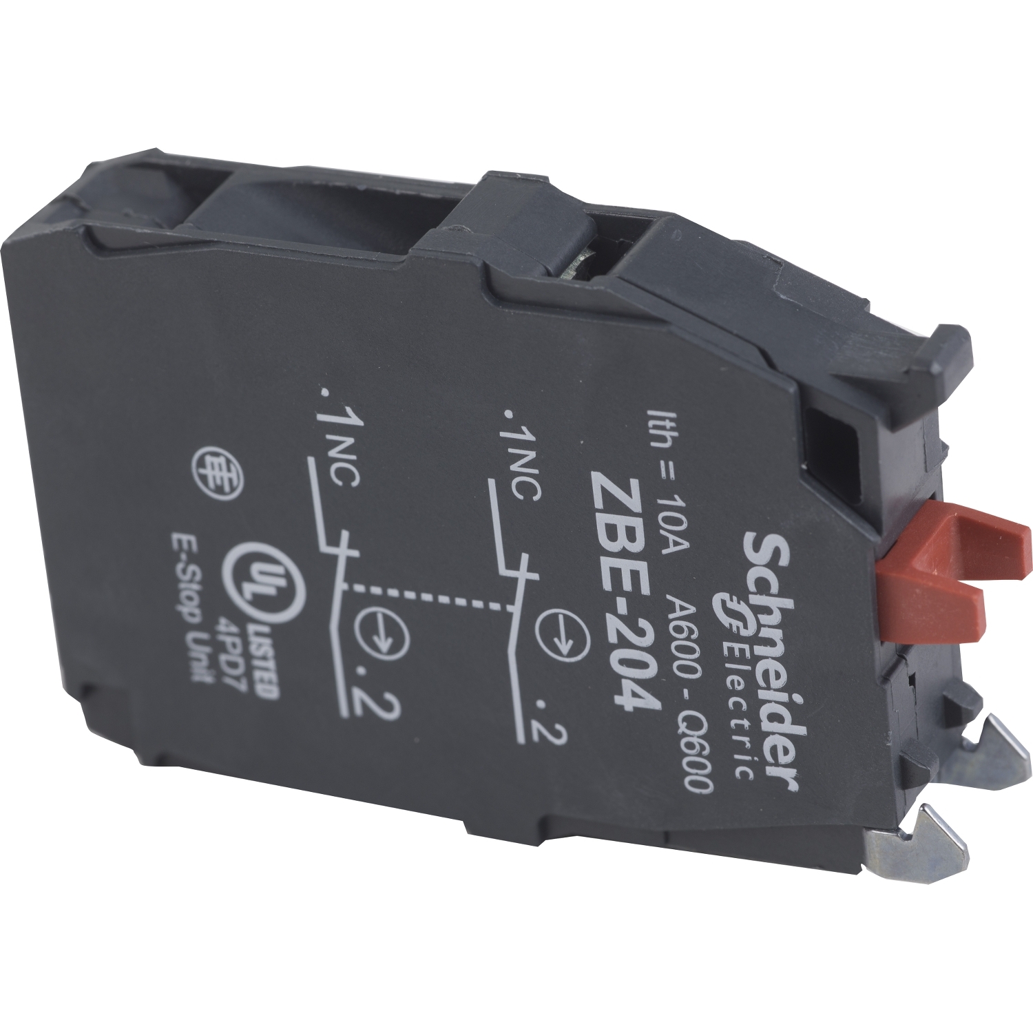 Schneider Electric blokkontakts 2NC 10A Harmony XB4/XB5, ZBE204 cover photo