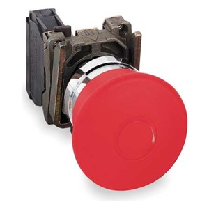 Schneider Electric avārijas "Stop" izvelk. poga D=40 sarkana 1NO/1NC Harmony XB4, XB4BT845 cover photo
