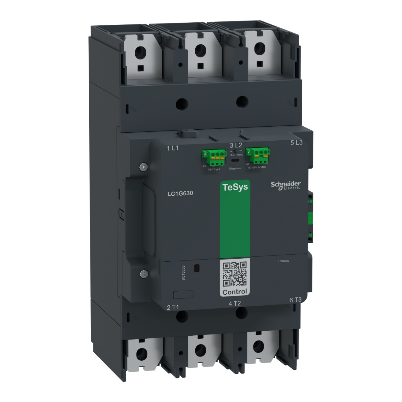 Schneider Electric magnētiskais kontaktors 450kW 800A 48-130VAC/DC 3NO Tesys G, LC1G800EHEA cover photo